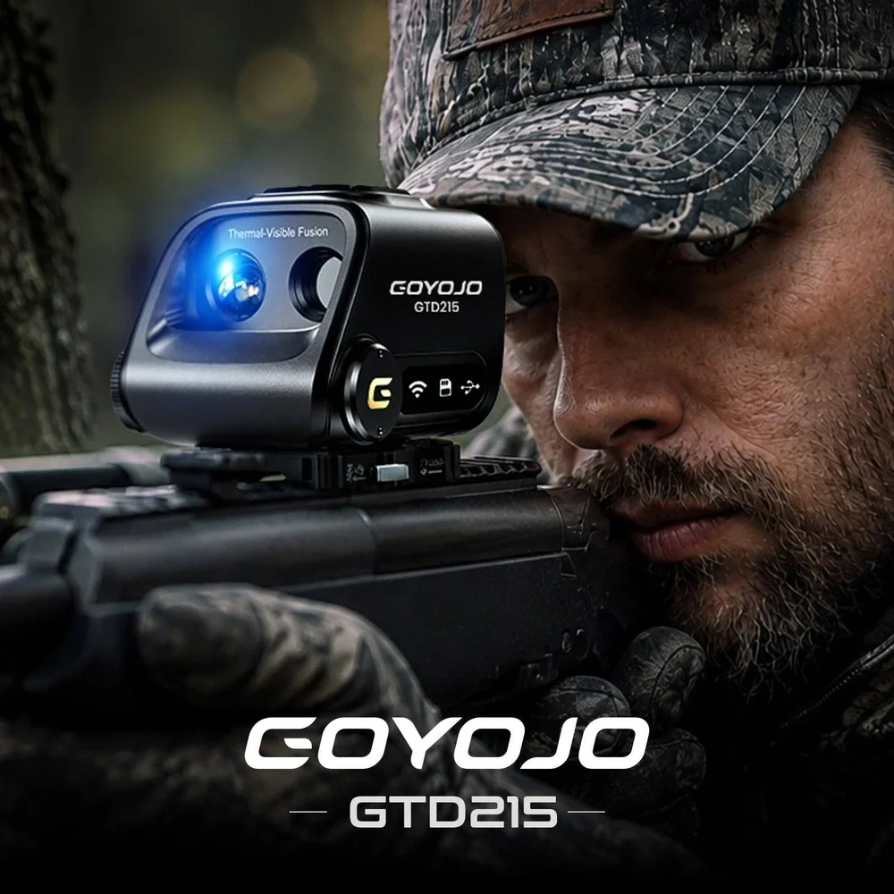 GOYOJO GTD215 Dual Light Fusion Scope Thermal Visible Night Vision 1000m Range